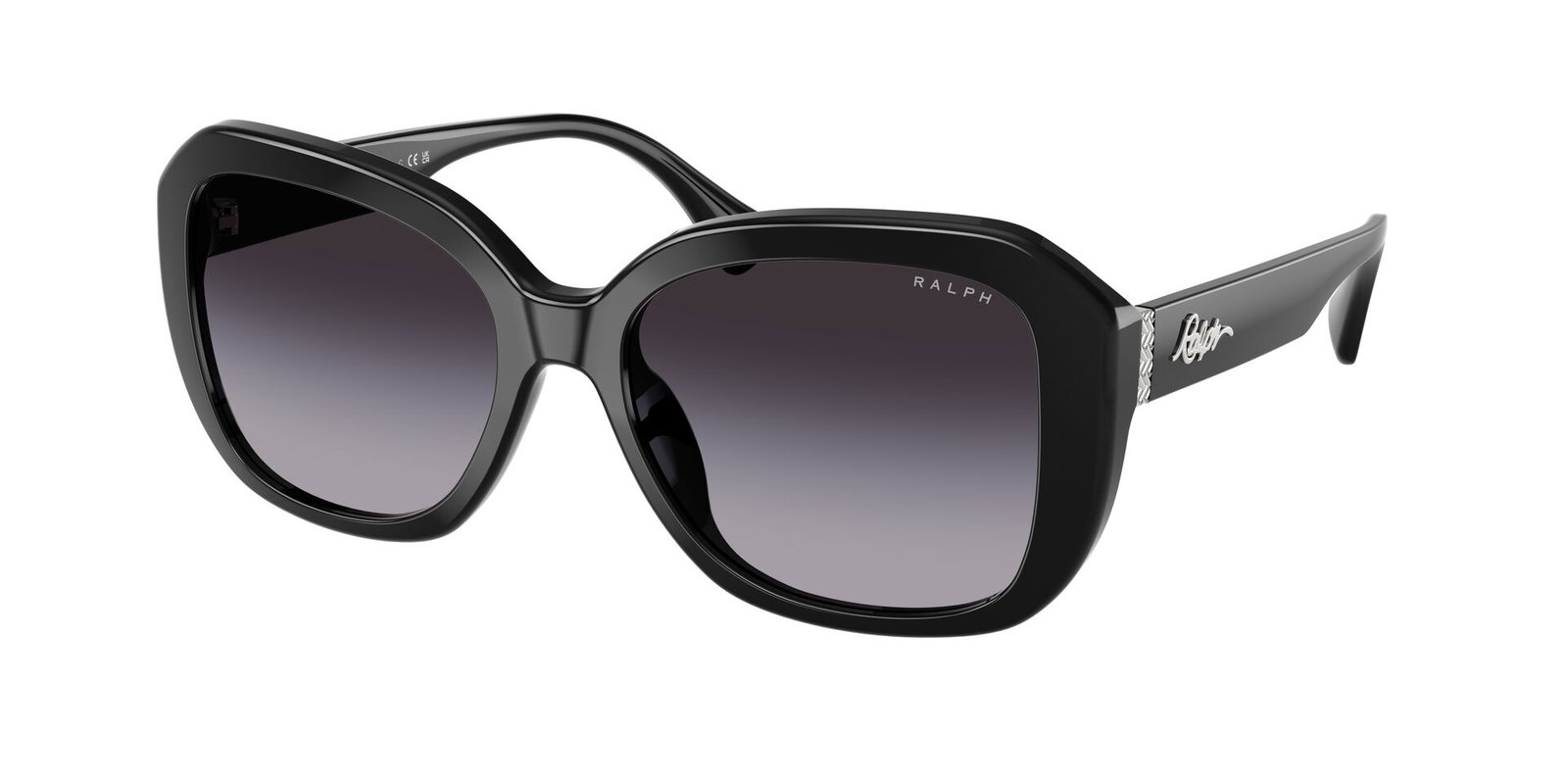 Ralph Sonnenbrille RA5321U 50018G in schwarz glänzend
